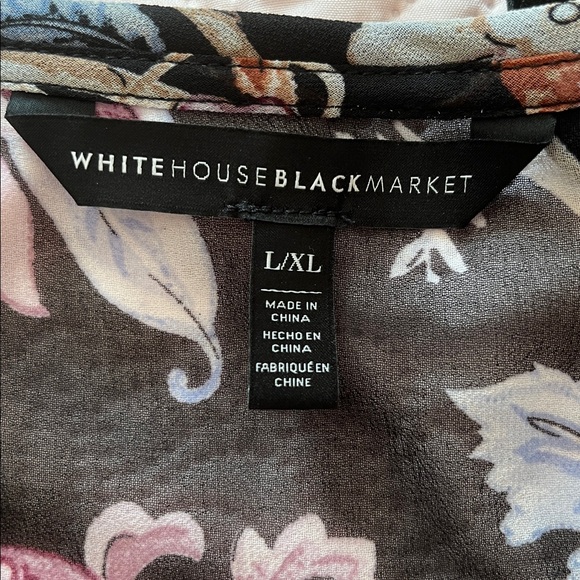 White House Black Market Floral Tassel Kimino - Picture 7 of 8